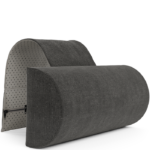 Nackenrolle für Sessel mit Gegengewicht (100% Memory Schaum), Nackenkissen Sofa Couch hängend, Nackenstütze für Kopfteil Bett, Kopfkissen für Liegestuhl,